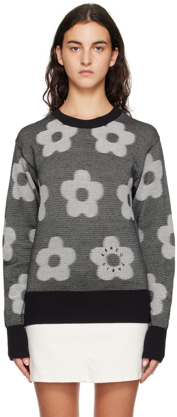 Пуловер KENZO Paris Flower Spot Sweater Черно | FD62PU4133CA, 0