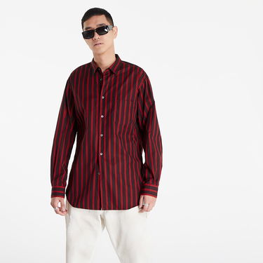 Риза Comme des Garçons Shirt Yarn Dyed Stripe Червено | FI-B017, 1