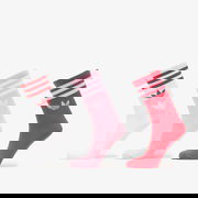 Crew Socks 3-Pack with Trefoil Logo and 3-Stripes