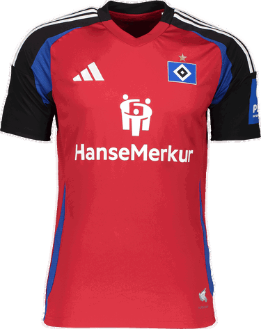 Фланелка adidas Originals Hamburger SV Third Jersey 2024/25 by Adidas Червено | 5hsvip2174, 0