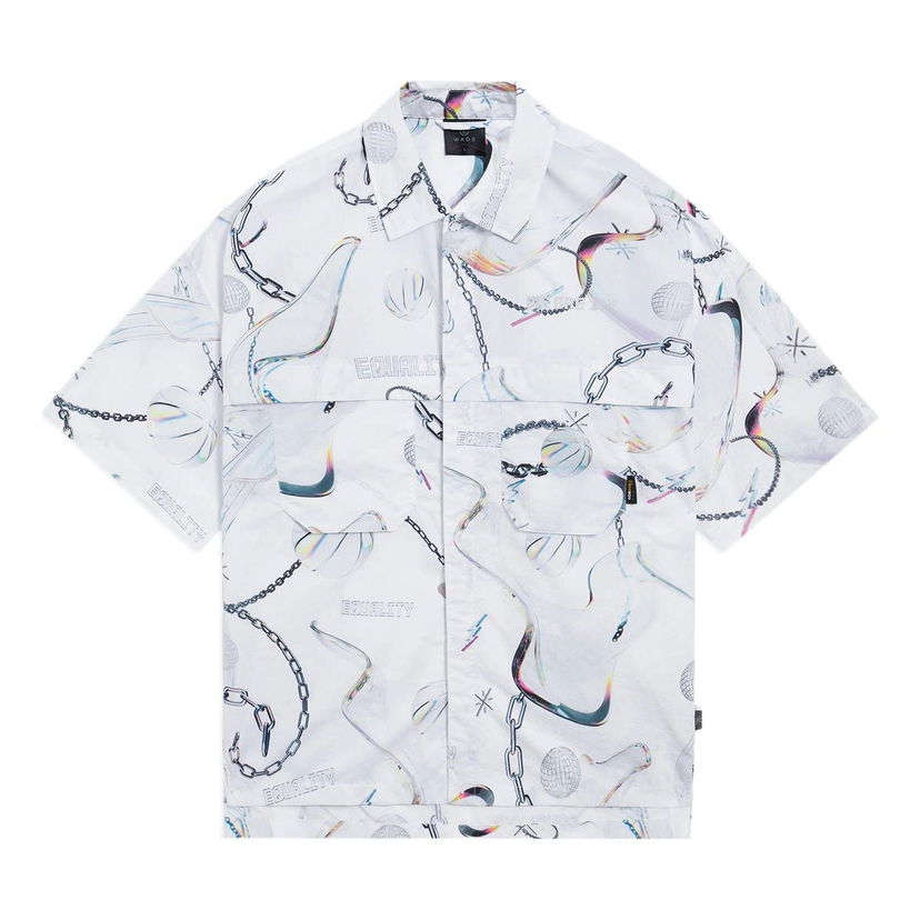 Риза Li-Ning Glare x Way Of Wade Full Version Logo Shirt Бяло | ASHS445-1