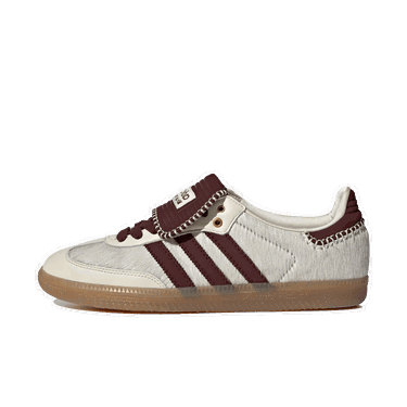 Кецове и обувки adidas Originals Wales Bonner x Samba Pony Tonal Low "Cream White" Бежово | IE0586, 0