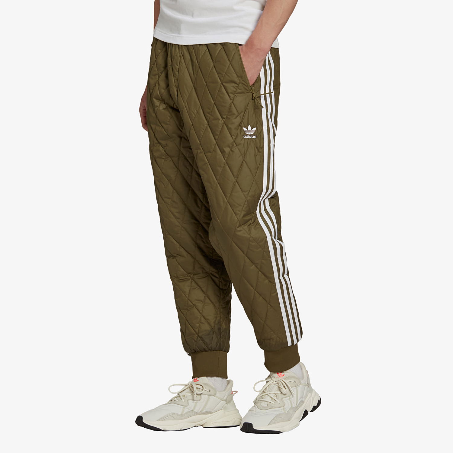 Панталони adidas Originals Quilted Sst Track Pants Зелено | H11431, 0