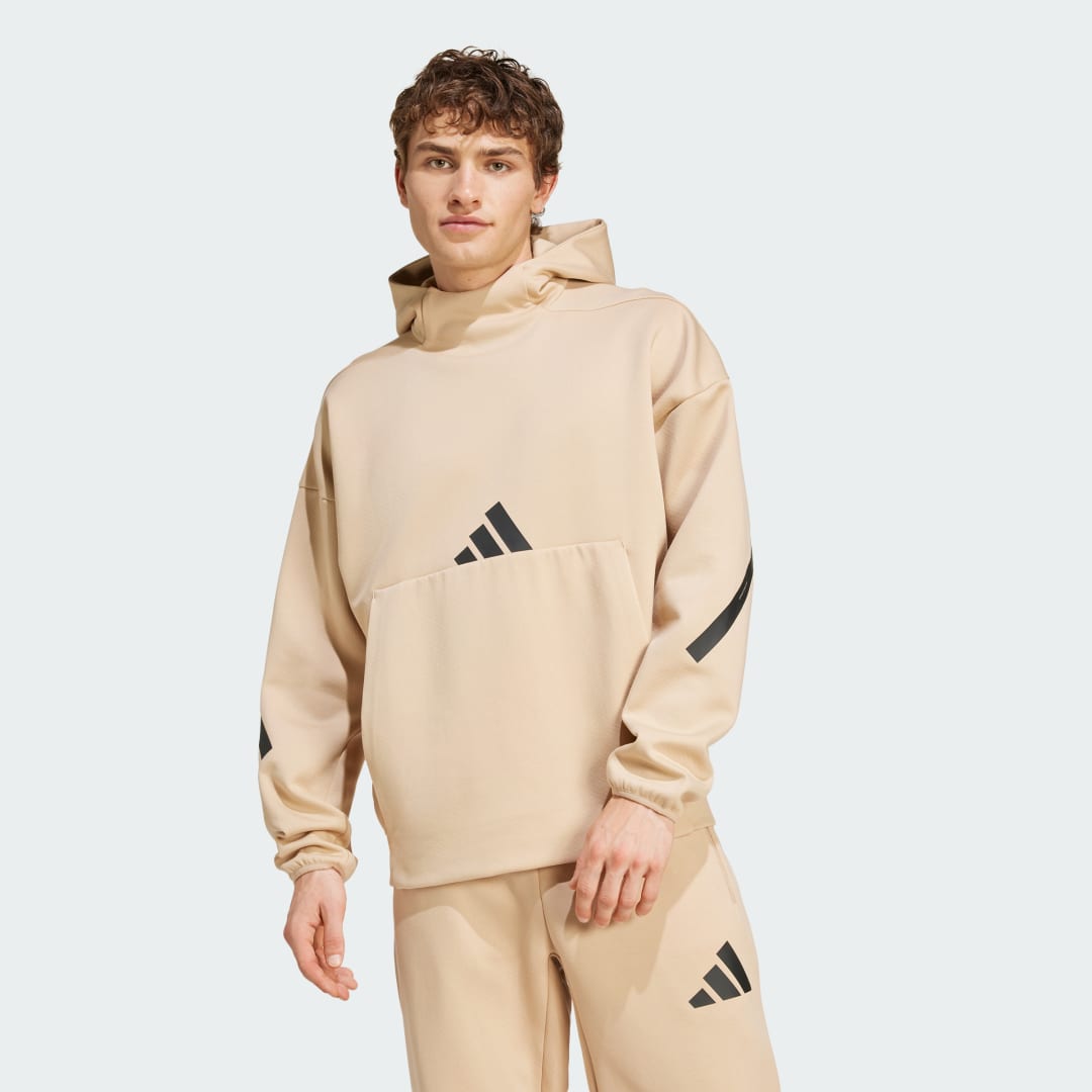Суитчър adidas Performance Z.N.E. Hoodie Бежово | JJ4894, 1