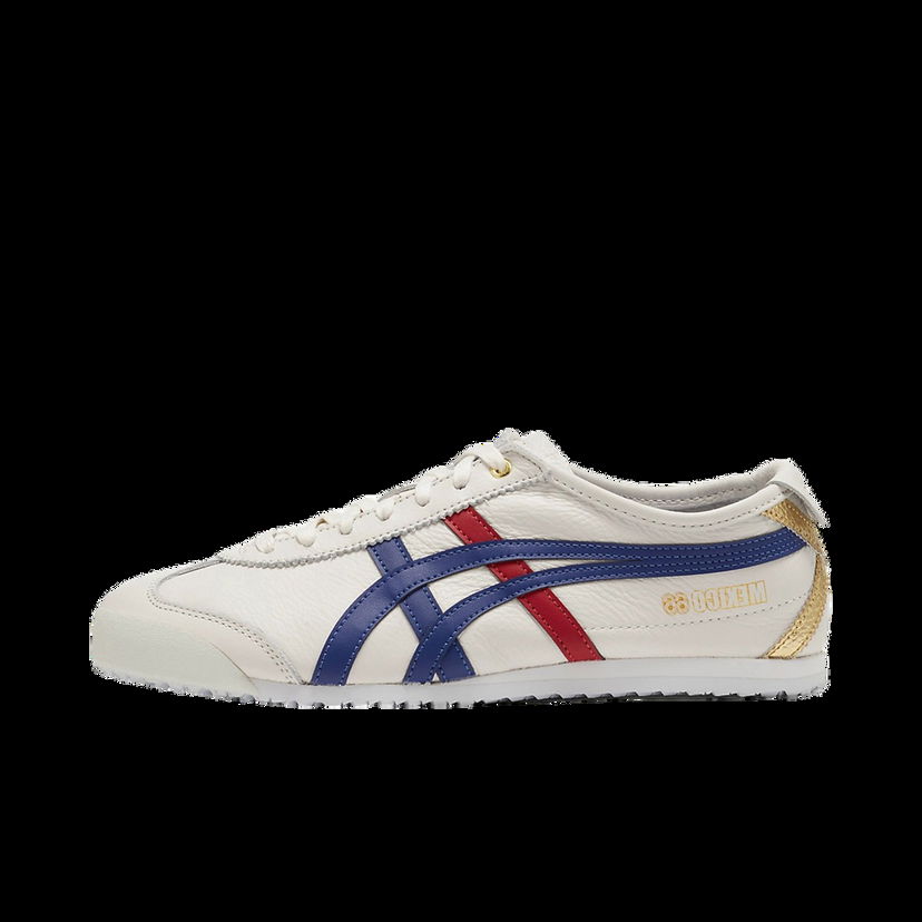 Кецове и обувки Onitsuka Tiger Mexico 66 White Dark Blue Red Gold Бяло | 1183B511-100