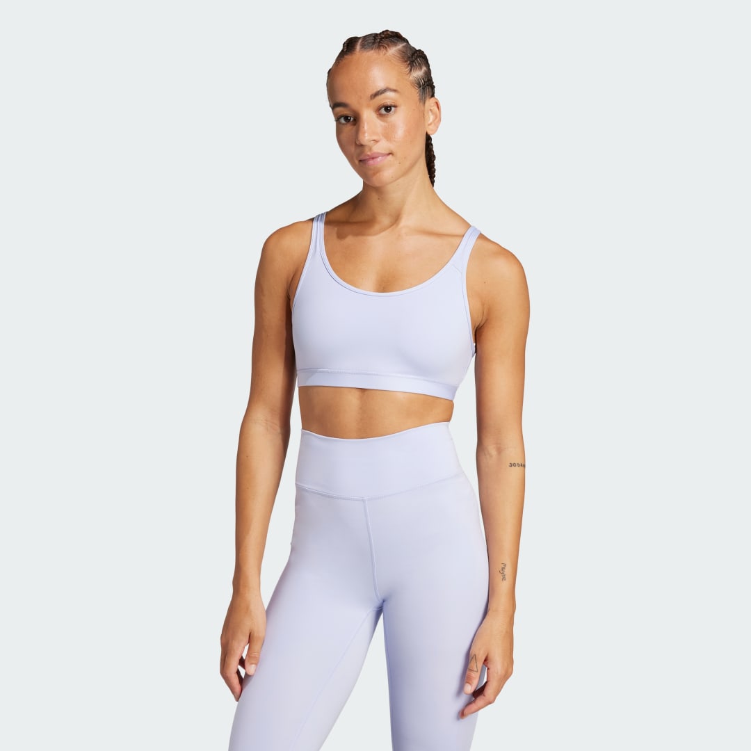 Сутиен adidas Performance Essentials Sports Bra Лилаво | JI5586, 0