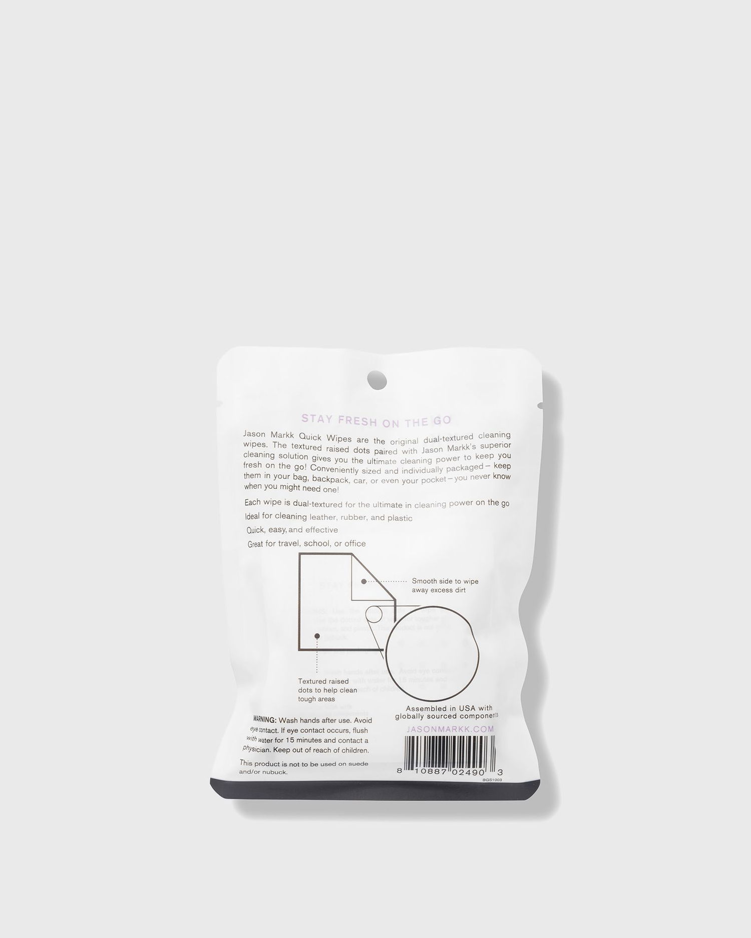 Грижа за обувките Jason Markk Quick Wipes 3 Pack Бяло | 810887024941, 1