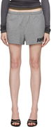 Alexander Wang.t Logo Cotton Running Shorts