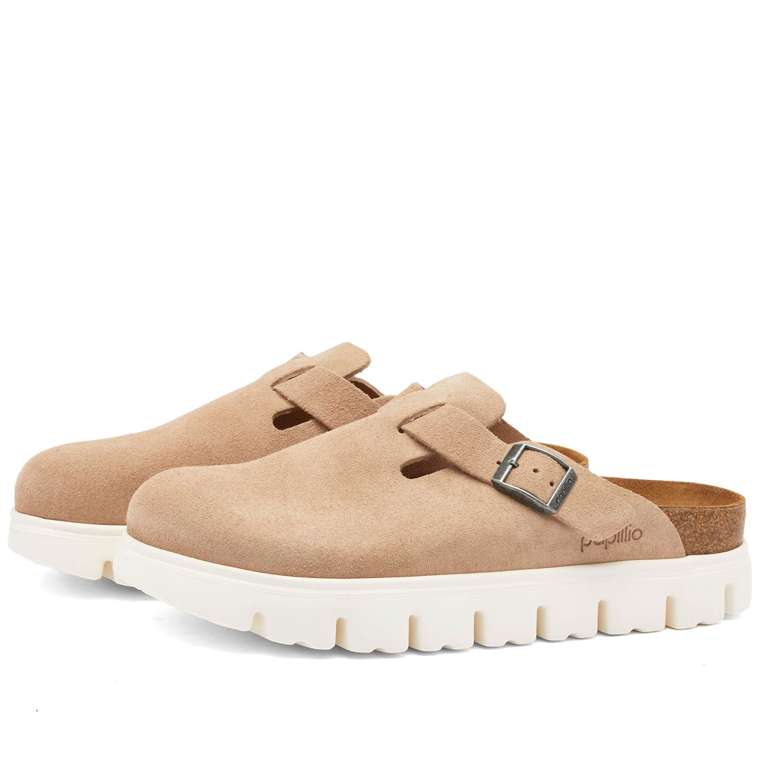 Кецове и обувки Birkenstock Boston Chunky Suede Clogs Бежово | 1026176, 0