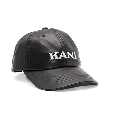 Шапка с козирка Karl Kani Retro Fake Leather Cap Черно | KK65050030 (1)