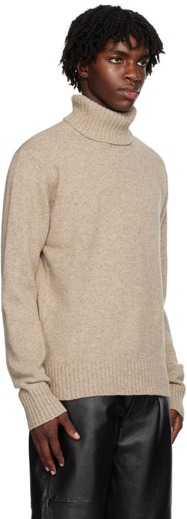 Пуловер Universal Works Universal Works Roll Neck Turtleneck Бежово | 29450, 1
