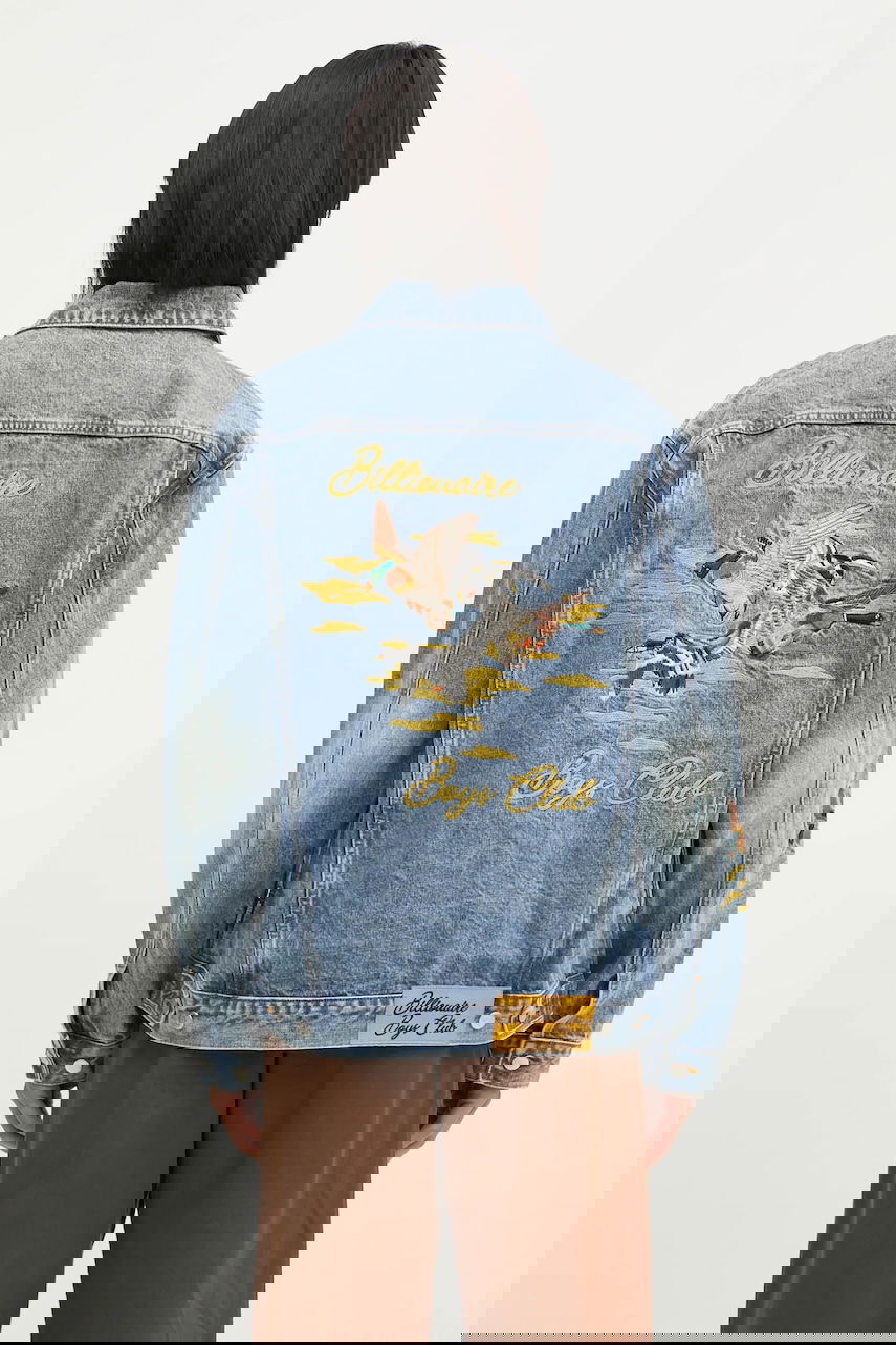 Яке BILLIONAIRE BOYS CLUB Billionaire Boys Club Duck Embroidered Denim Jacket Синьо | B24410, 0
