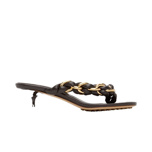 Chain Dot Sandals "Brown"