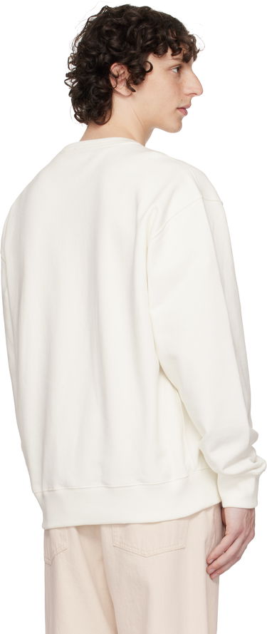 Суитчър Burberry Burberry Intarsia EKD Sweatshirt Бяло | 8110547, 2