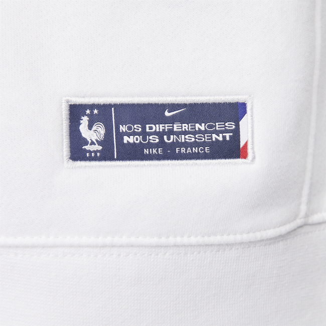 Суитчър Nike FFF Club Fleece Full-Zip Hoodie Бяло | DH4958-100, 1