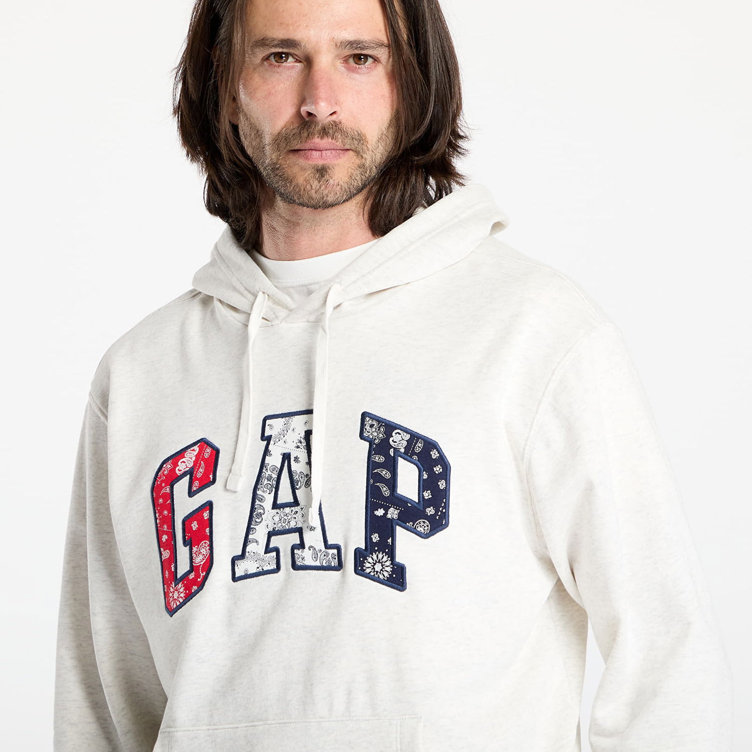 Суитчър GAP GAP Americana Hoodie Бяло | 767818-00, 1
