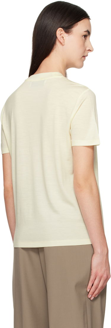 Тениска Róhe Róhe Relaxed Wool T-Shirt Жълто | 411-22-091, 2