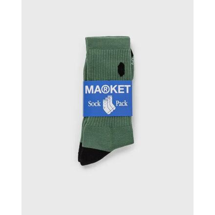 Чорапи MARKET Smiley Oversized Socks Sage Зелено | 360001158-1059