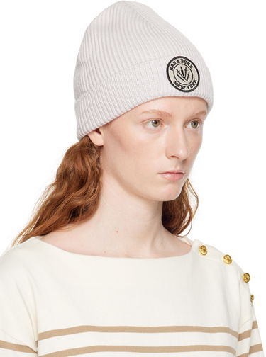 Шапка rag & bone Charlie Logo-Embroidered Wool Beanie Черно | WJK22HS009BV09, 3