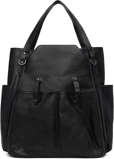 Голяма пазарска чанта KIKO KOSTADINOV Kiko Kostadinov Inex Leather Tote Черно | KKAW25BG04-147, 0