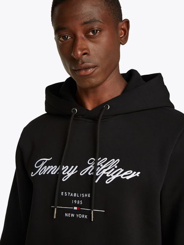 Суитчър Tommy Hilfiger Tommy Hilfiger Script Logo Hoodie Черно | MW0MW33631BDS, 3