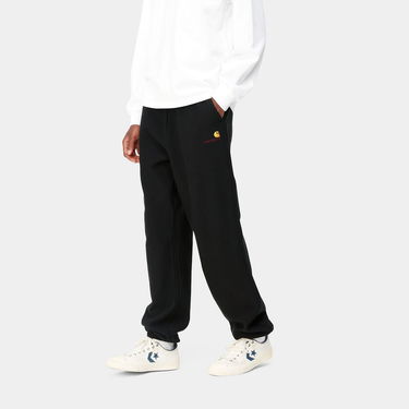 Спортни панталони Carhartt WIP American Script Sweat Pant Черно | I032328_89_XX, 4