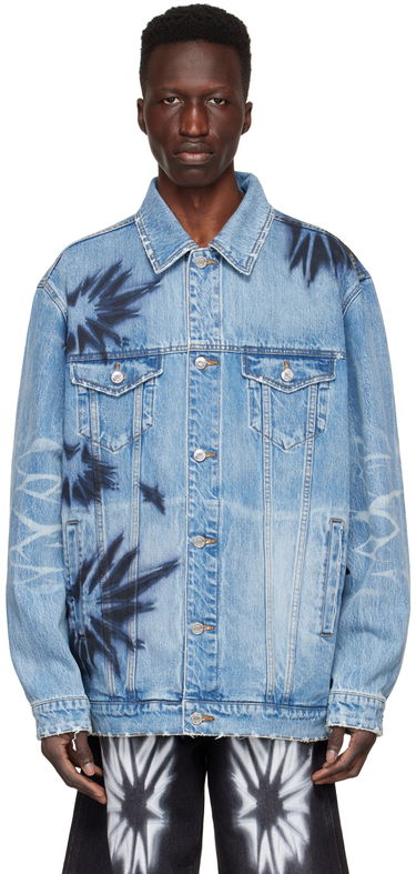 Яке We11done We11done Tie-Dye Denim Jacket Синьо | WD-DJ1-22-356-U-BL, 0