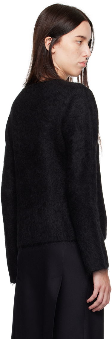 Пуловер Loulou de Saison Loulou de Saison Freya Fuzzy Knit Sweater Черно | FREYA, 2