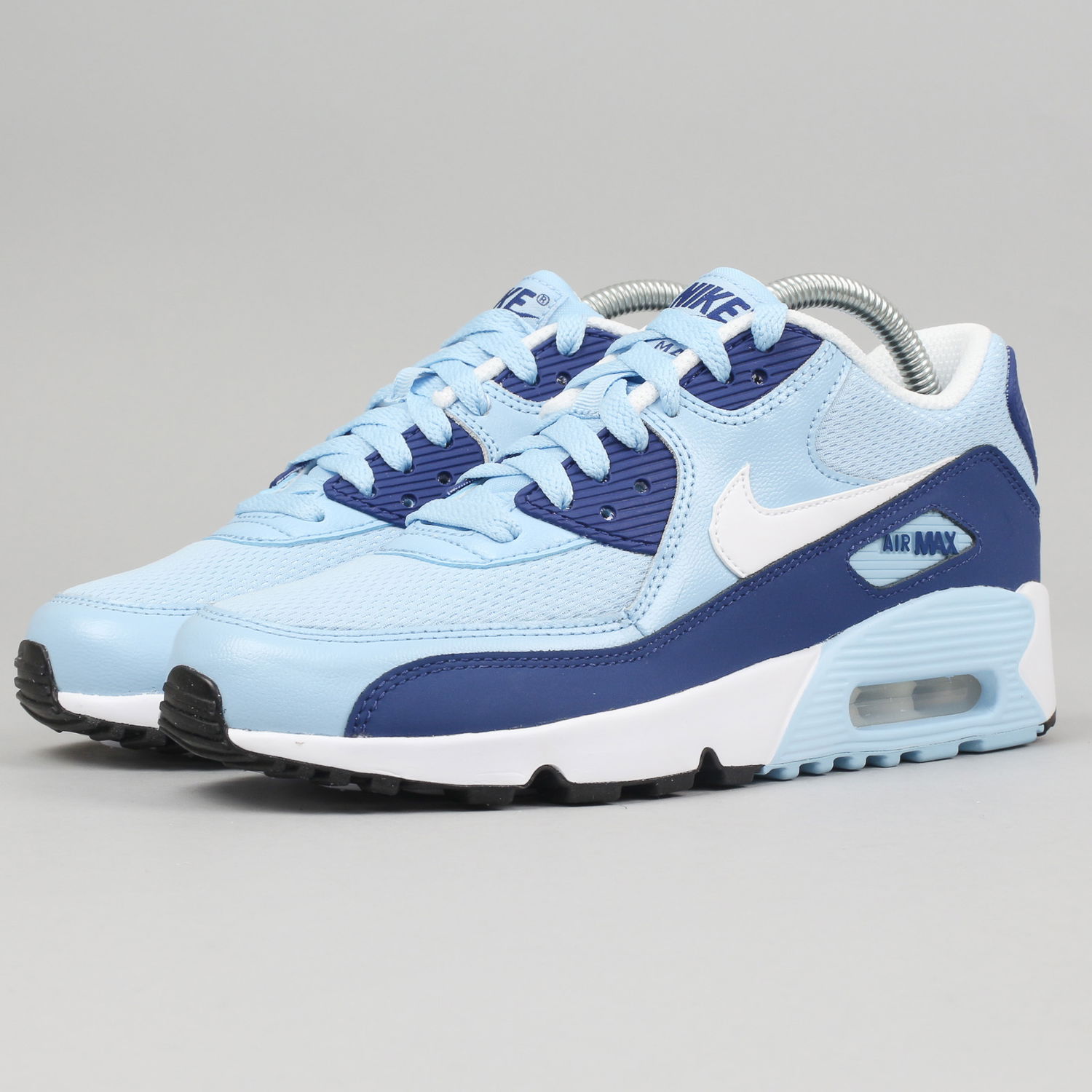 Кецове и обувки Nike Air Max 90 Mesh GS Синьо | 833340-401, 1