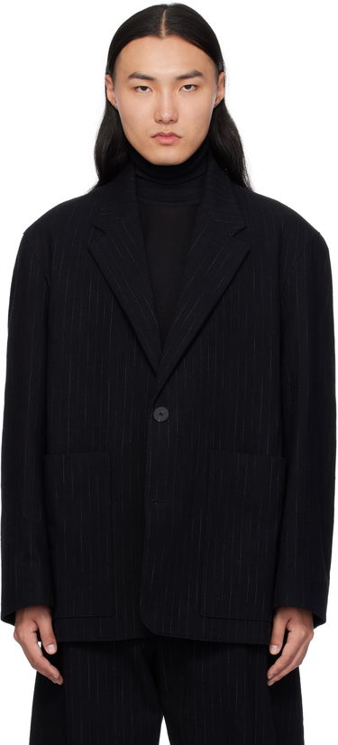 Яке Studio Nicholson Studio Nicholson Conde Pinstripe Blazer Черно | CONDE SNM - 1251, 0