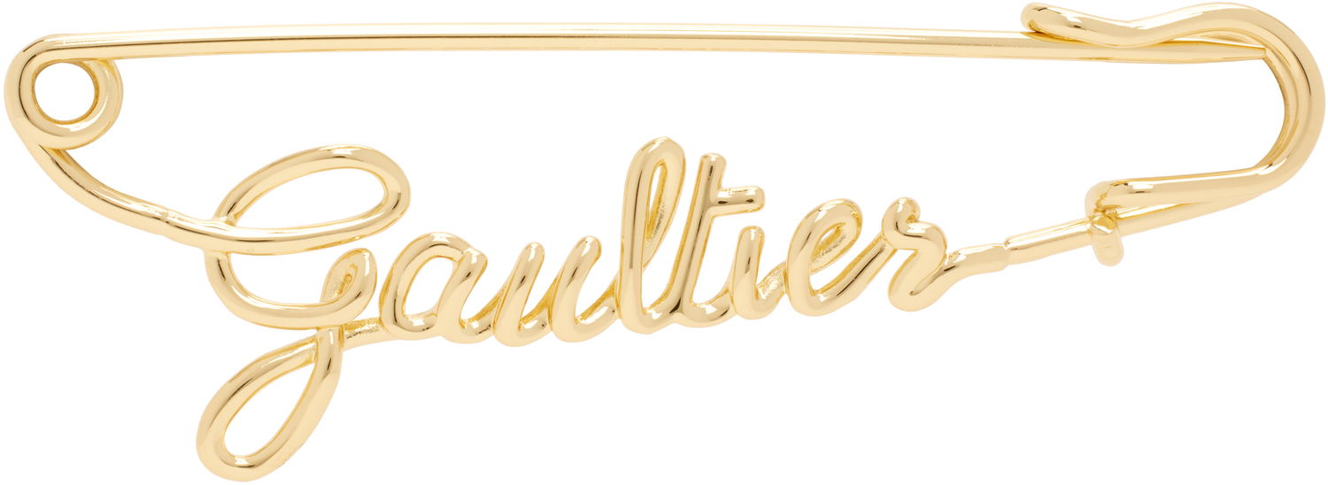 Значка Jean Paul Gaultier Jean Paul Gaultier 'The Gaultier' Brooch Металик | 23/15-U-BR009-X029-92, 0