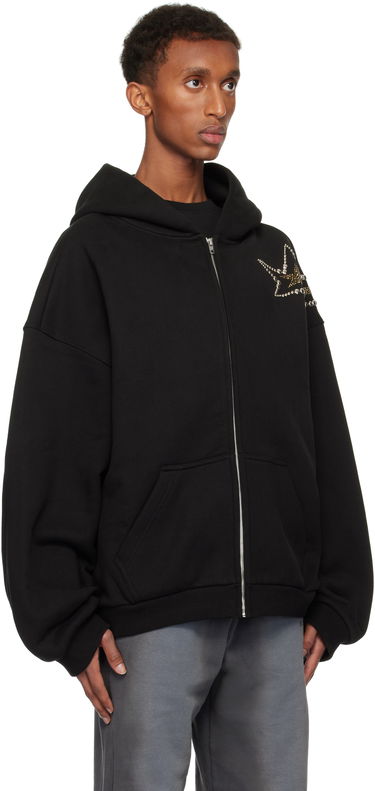 Суитчър We11done We11done Meteor Zip Hoodie Черно | WD-TJ3-24-864-U-BK, 1