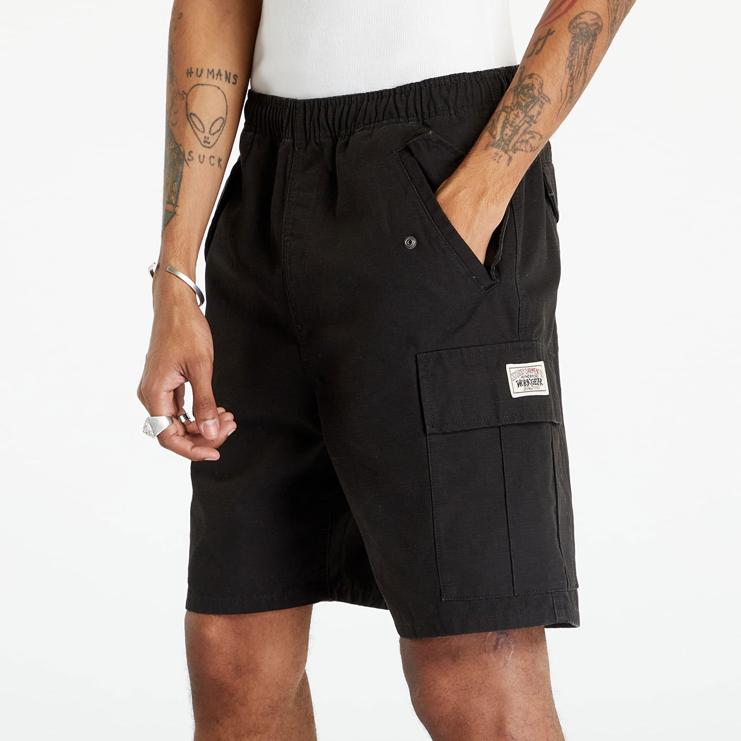 Къси панталони Stüssy Ripstop Cargo Beach Short Черно | 112297 black, 1