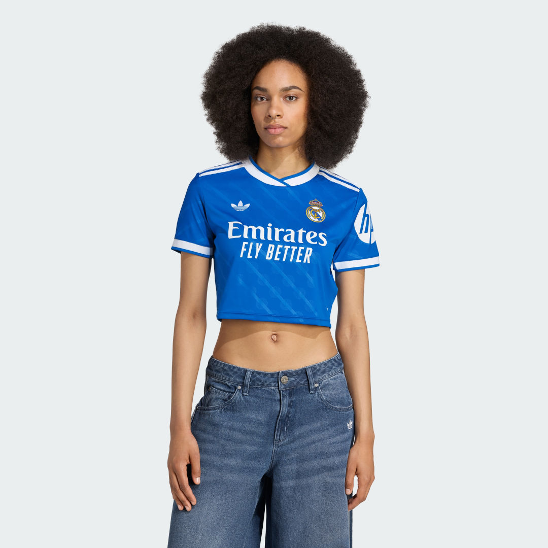 Фланелка adidas Performance Real Madrid 25/26 Cropped Third Jersey Синьо | JP4175, 0