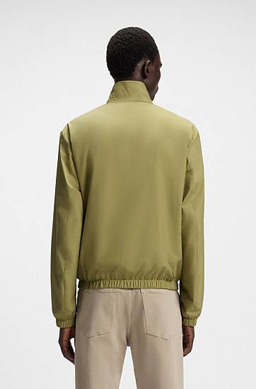 Яке BOSS Reversible Peached Fabric Zip-Up Jacket Зелено | 50530699, 1