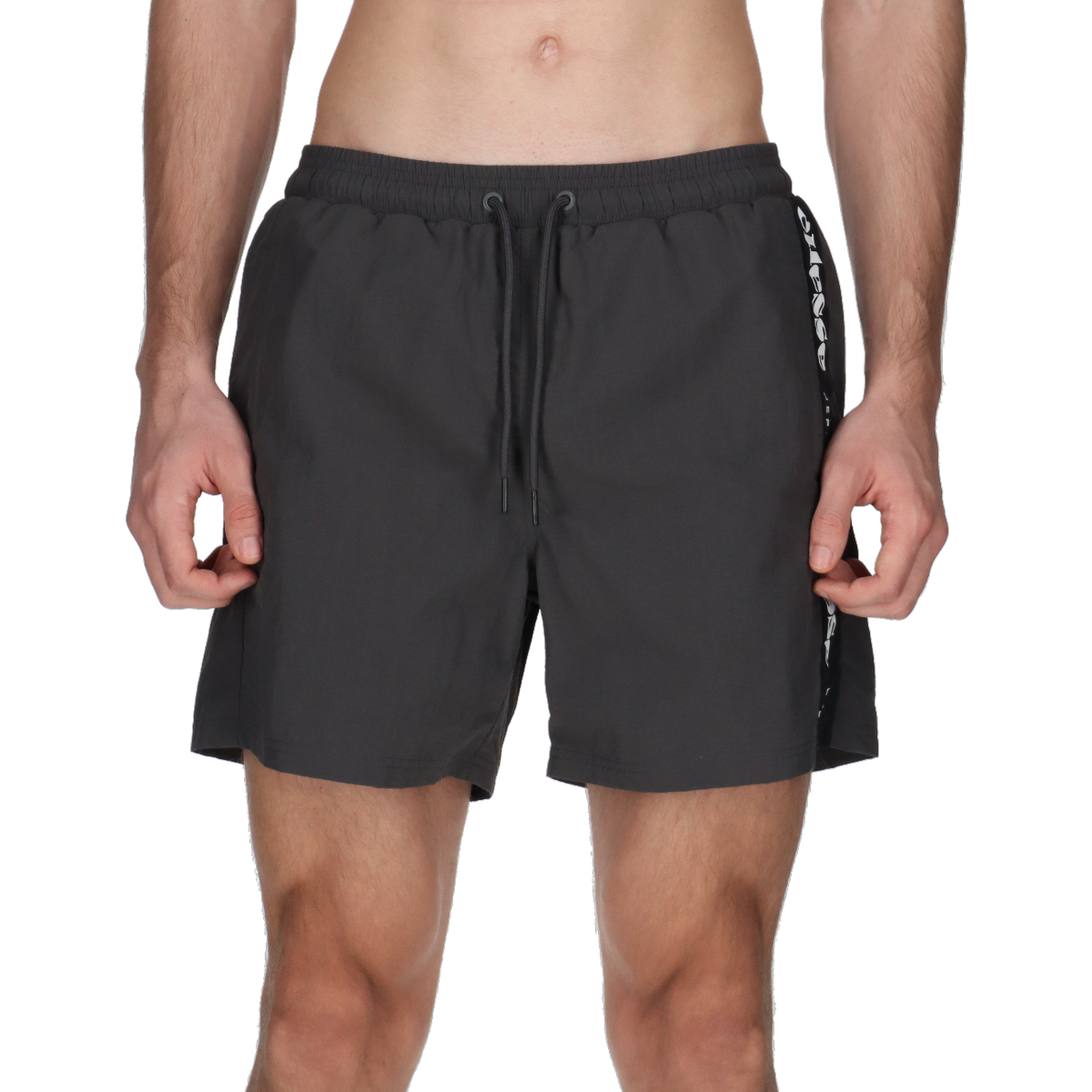 Бански Ellesse Drawstring Swim Shorts with Side Stripe Сиво | ELA241M217-32, 0