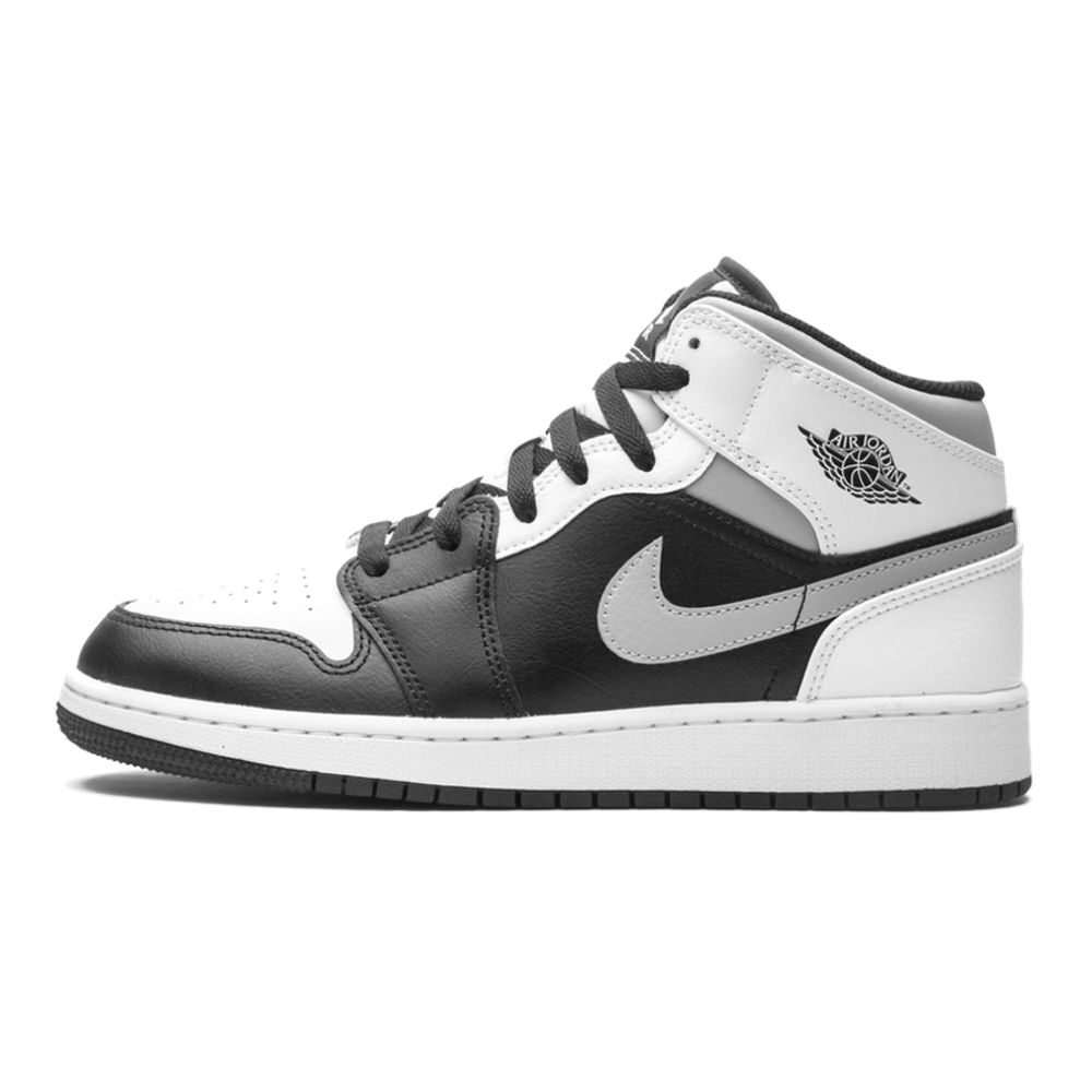 Кецове и обувки Jordan Air Jordan 1 Mid GS "White Shadow" Черно | 554725-073, 0