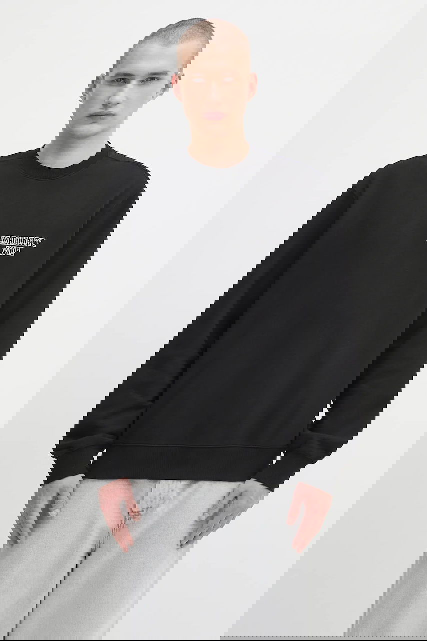 Суитчър Carhartt WIP Alumni Plain Crewneck Sweatshirt Черно | I035190.89XX, 0