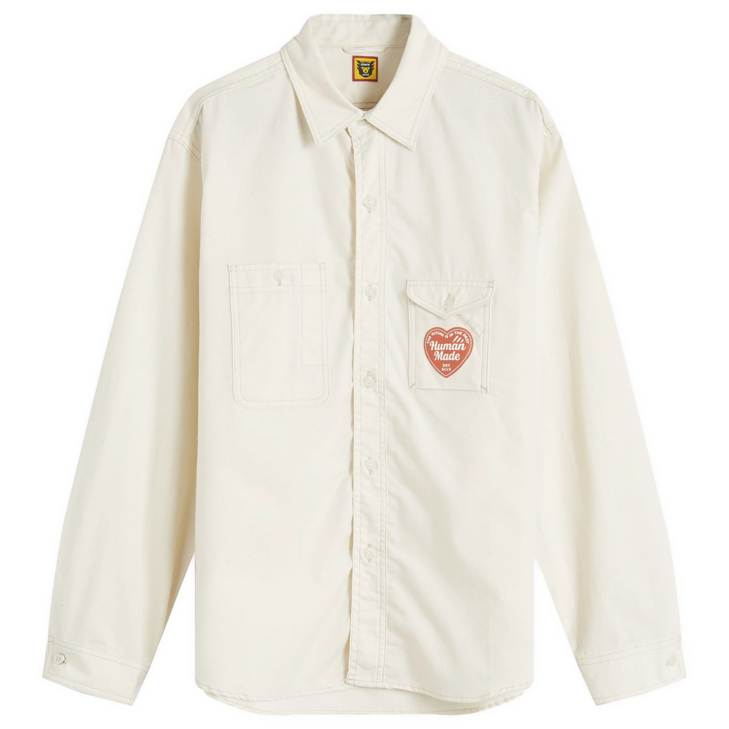 Риза Human Made Chambray Work Shirt Бяло | HM28SH004-WH, 0