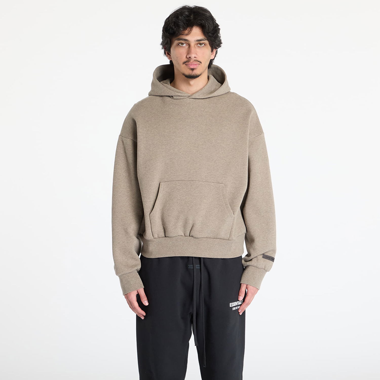 Суитчър Fear of God Fear of God Essentials Classic Fit Fleece Hoodie Бежово | 192AS252051F-985, 0