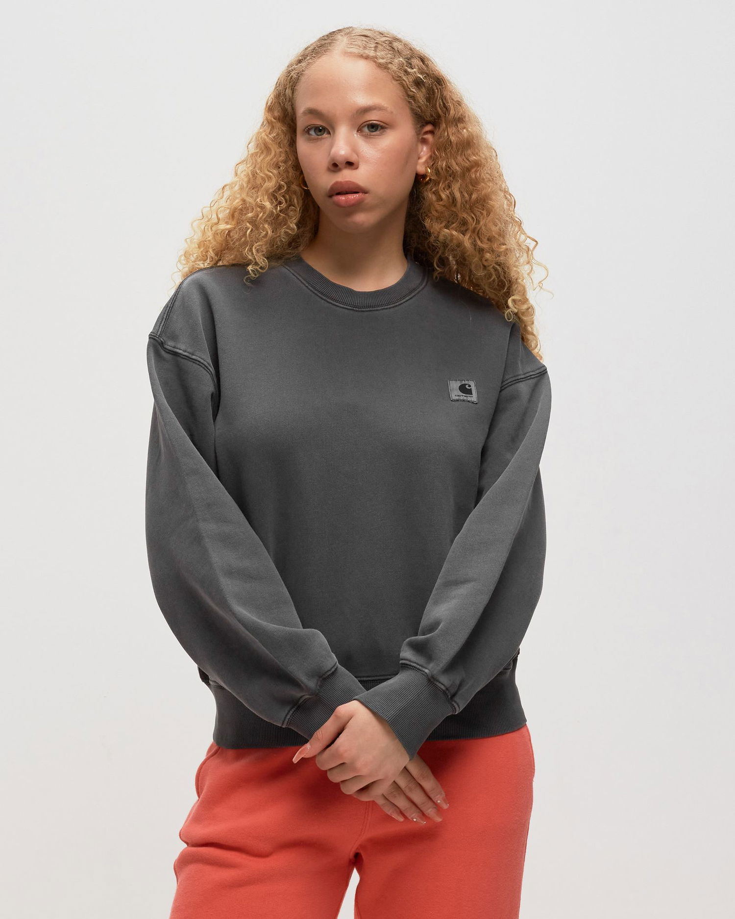 Суитчър Carhartt WIP Nelson Sweatshirt Сиво | I029537-89.GD, 1