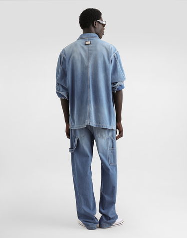 Дънки Dolce & Gabbana Straight Fit Denim Jeans with Hammer Loop Синьо | GP1E6DG8OI7S9001, 2