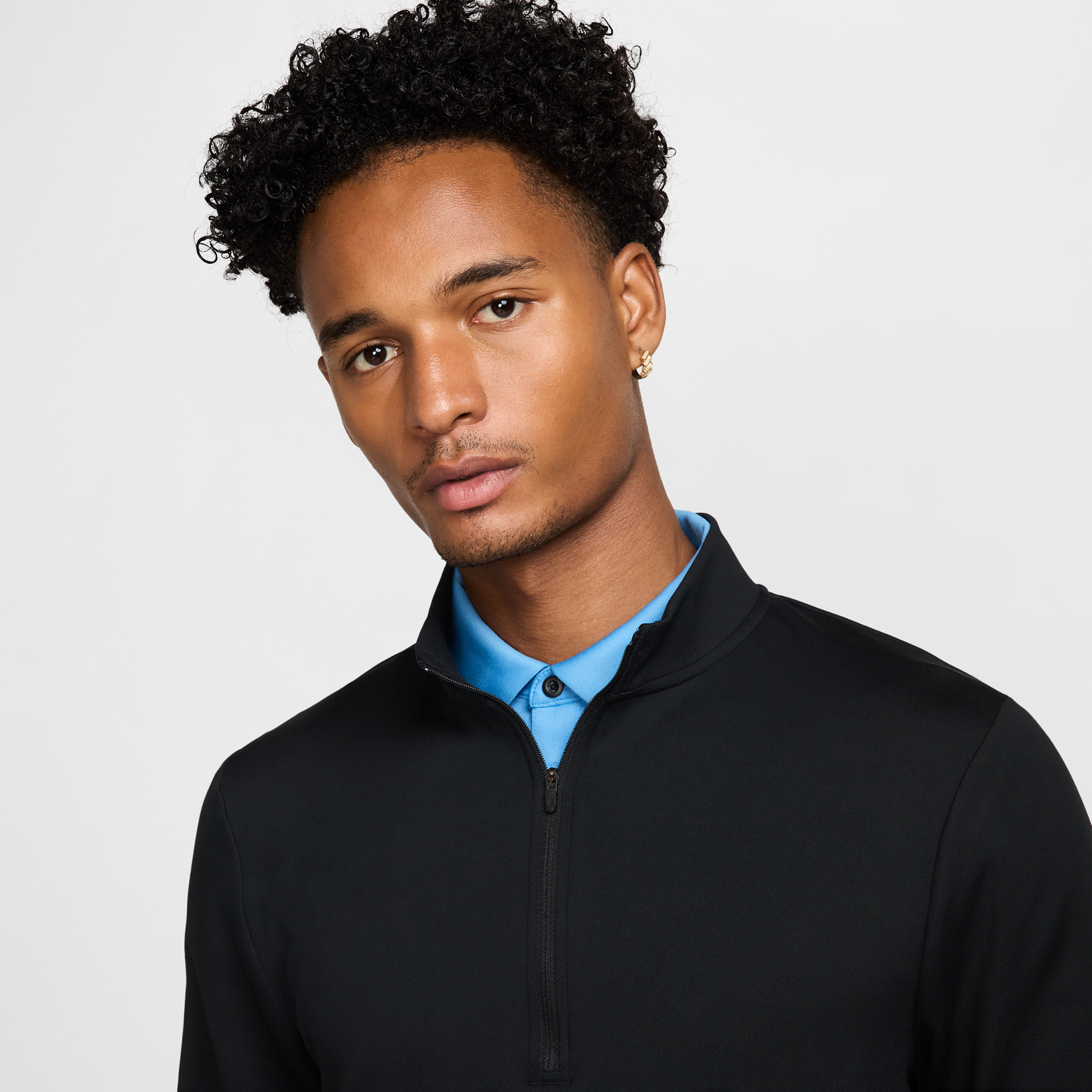 Пуловер Nike Nike Tour Golf Half-Zip Top Черно | FZ7522-010, 1