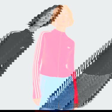 Пуловер adidas Performance Adicolor Slim-Fit Knitted Track Top Червено | JY2598, 0