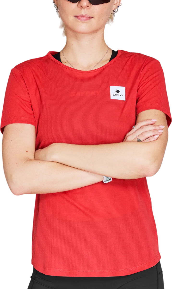 Тениска Saysky Saysky Reactive Flow T-Shirt Червено | nwrss60c-1037, 0