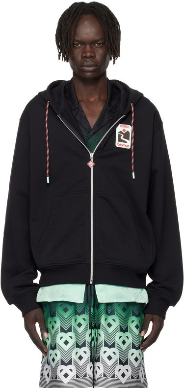 Суитчър Casablanca Casablanca Sunset Valley Zip Hoodie Черно | U-MPF25-JTP-150-01, 0