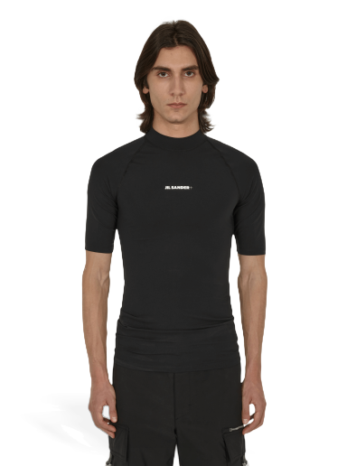 Logo Rash Guard Black