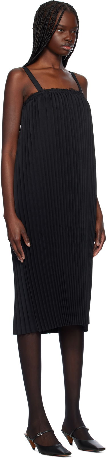 Pокля Comme des Garçons Comme des Garçons Gabardine Midi Dress Черно | RO-A003-S25, 1
