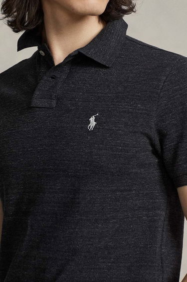 Поло тениска Polo by Ralph Lauren Custom Fit Polo Черно | 710536856031, 4