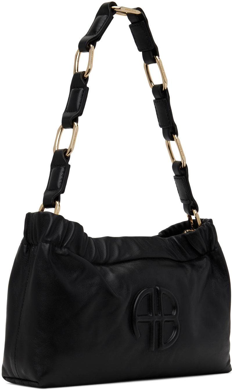 Чанта през рамо Anine Bing Small Kate Leather Shoulder Bag Черно | A-13-1214-000, 1